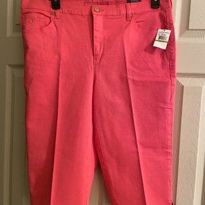 Gloria Vanderbilt Coral Skimmers, Size 16w